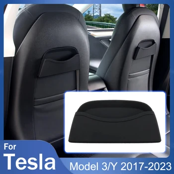 Tesla Arka Koltuk saklama kutusu Organizatör Çantası Tesla Modeli Y Modeli 3 2017-2023 Aksesuarları silikon saklama kutusu Arka Koltuk