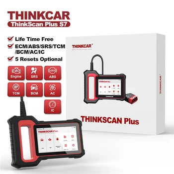 Thinkscan THİNKCAR Artı S7 VS S6 S4 Ücretsiz Güncelleme OBD2 Araç Teşhis Araçları Şanzıman ABS SRS Kod Okuyucu Otomotiv OBD 2 Tarama