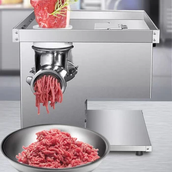 Ticari et dilimleyici Kıyma Makinesi Masaüstü Et Kesme Makinesi Paslanmaz Çelik Dolum Ve Kıyma Makinesi Mutfak Ekipmanları