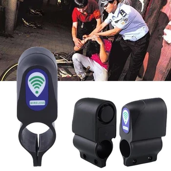 Titreşim Sensörü Güvenlik Uyarısı Bisiklet Bisiklet Kilidi Bisiklet hırsız alarmı Siren Kablosuz Uzaktan Kumanda Cihazı