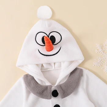 Toddler Bebek Kız Erkek Hayvan Kostüm Noel Kostüm Bulanık Sıcak Sonbahar Kış Giysileri Noel Tulum
