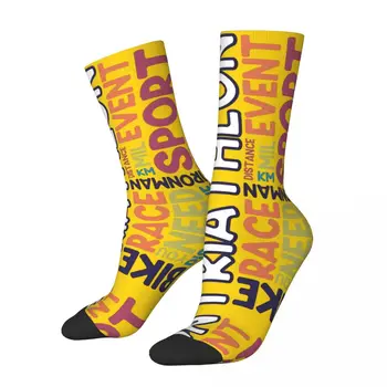 Triatlon Kova Triatlon Unisex Kış Çorap Açık Mutlu Çorap Sokak Stili Çılgın Çorap