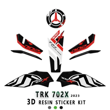 TRK702X Aksesuarları 3D Jel Epoksi Reçine Etiket Kiti Tankı Pad 3D Sticker Benelli TRK 702X TRK 702X2023-