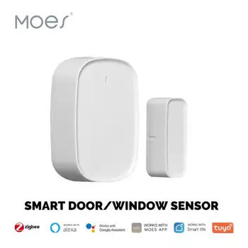 Tuya ZigBee / Wifi Akıllı Pencere Kapı Kapı sensör dedektörü Akıllı Ev güvenlik Alarm sistemi Akıllı Yaşam Tuya App Uzaktan Kumanda