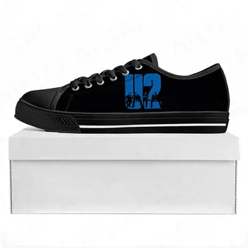 U2-zapatillas de lona para hombre y mujer, zapatos informales de alta calidad, estilo Rock Band, Punk, personalizado