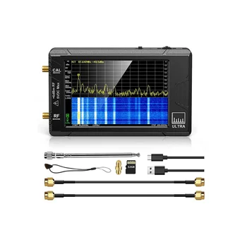 Ultra 4 İnç Spektrum Analizörü El KÜÇÜK SA Frekans Analizörü 100KHz-5.3 GHz Ekleyin 32GB Kart Ağ Test Cihazı