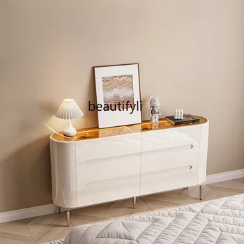 Ultra İnce şifonyer Yatak Odası Yatak Ön Dolap Entegre Duvar Depolama Kilidi Takı depolama dolabı