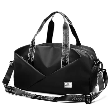 Unisex büyük kapasiteli spor ve spor çantası kuru ve ıslak ayırma yüzme karşılar eğitim çantası su geçirmez depolama taşınabilir çanta