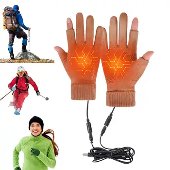 USB ısıtmalı eldiven sıcak eldiven ısıtmalı eldivenler ayrılabilir ısıtma eldivenleri taşınabilir sıcak ısıtmalı eldiven dizüstü ısıtmalı eldiven