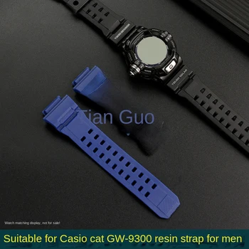 Uygun 3410 Casio G-SHOCK su geçirmez saat zinciri, erkek kedi GW-9300 GW9400 silikon saat kayışı