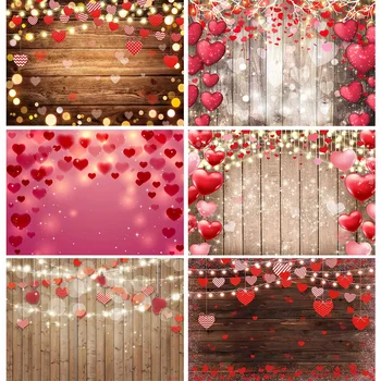 Vinil Özel sevgililer Günü Düğün Fotoğraf Arka Planında Sahne Gül Aşk Kalp Romantik Fotoğraf Balonlar Parti Arka Plan VS-95