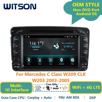 WITSON Android 13 Araba Radyo Mercedes C Sınıfı İçin W209 CLK W203 2003-2005 GPS Carplay WiFi Otomatik Stereo Navi Multimedya