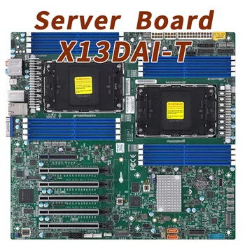 X13DAI-T Supermicro Anakart, 4th Gen Xeon Ölçeklenebilir İşlemciler, Soket LGA-4677, Broadcom BCM57416 Çift Bağlantı Noktaları 10G LAN