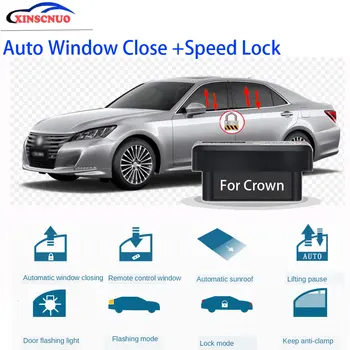 XINSCNUO Yeni Akıllı Elektronik pencere asansör Toyota Crown 2010-2015 İçin 2016 2017 Otomatik OBD Hız Kilidi ve pencere kapatıcı