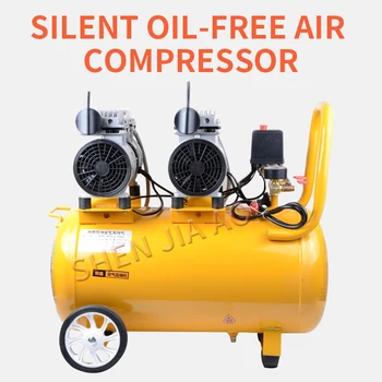 Yağsız sessiz bakır tel hava kompresörü / diş pompası / hava pompası / hava kompresörü / ahşap boya / taşınabilir