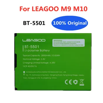 Yeni BT5501 2850mAh Orijinal Pil İçin LEAGOO M9 M 9 M10 M 10 BT - 5501 BT5501 Akıllı Cep Telefonu Batterie Bateria
