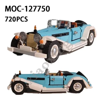 Yeni MOC-127750 Klasik Araba 500 Roadster 720 ADET Uyar 10279 Yetişkin İlgilenen Geliştirmek Yapı blok oyuncaklar çocuk Hediyeleri