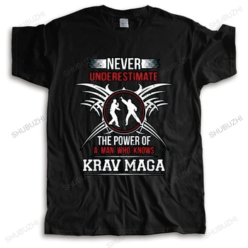 Yeni moda marka tişört pamuk yaz tees MMA Krav Maga Eğitim Spor Salonu birçok renk üstleri moda unisex t shirt büyük boy