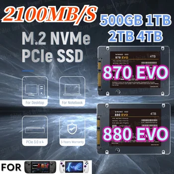 Yeni Orijinal 870 880EVO SSD 4TB 2TB 500GB Dahili katı hal diski HDD Sabit Disk 1TB 8TB SATA3 2.5 inç Dizüstü Bilgisayar için PS5