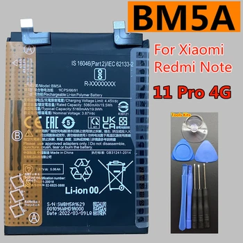 Yeni Orijinal BM5A BN5E Pil Xiaomi Redmi için Not 11 Pro 4G 11E Pro, Poco X4 Pro 5G Yedek Telefon Pilleri