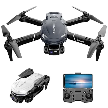 Yeni Xs9 Mini Drone Tek Bir Tıklama Dönüş 4K HD Çift Kamera Optik Akış Pozisyonu Hava Fotoğrafçılığı RC Katlanabilir Quadcopter Drone Oyuncaklar