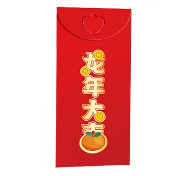 Yeni Yıl Paketi 2024 Yılı Ejderha 3d Karikatür Ejderha Zarf Altın Çin Bahar Festivali Para Çantası Çin Yeni Yılı