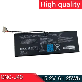 YENİ GNC-J40 15.2 V 61.25 Wh Laptop Batarya İçin Gigabyte P34W P34K P34F P34G V2 V3 V5 V7 Xotic PC Sürümü 961TA013F