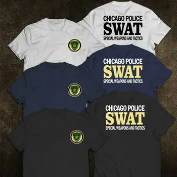 YENİ SWAT Chicago Polis Departmanı Özel Silahlar Ve Taktikler ABD T-Shirt