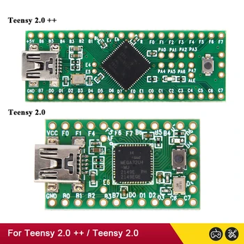 YENİ Teensy 2.0 + + USB AVR Geliştirme Kurulu ISS U Disk Klavye Fare Deneysel Kurulu AT90USB1286 Arduino İçin