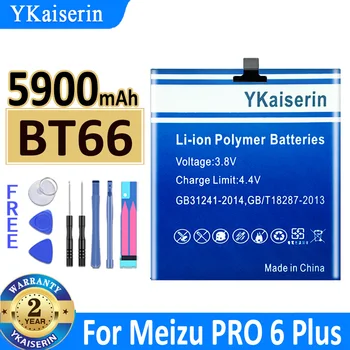 YKaiserin Pil BT66 5900mah Meizu Meizy PRO 6 Artı 6 Artı M686 M686G M686Q Yeni Bateria + Parça Kodu