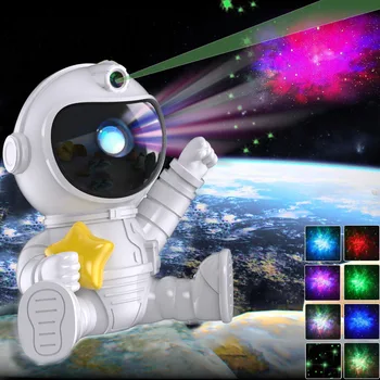 Yıldız Galaksiler Projektör LED Gece Lambası Yıldızlı Gökyüzü Astronot Porjectors dekorasyon İçin lamba Yatak Odası Dekor Çocuk Hediyeler