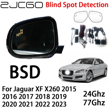 ZJCGO araç BSD Radar Uyarı Sistemi Kör Nokta Algılama Güvenlik Sürüş Uyarısı Jaguar XF için X260 2015~ * 2023