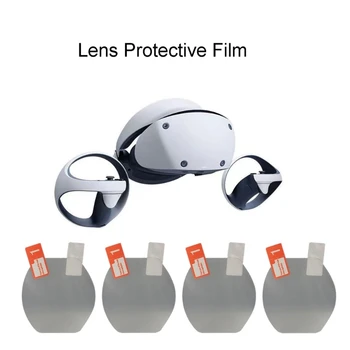 Çizilmeye Dayanıklı VR Gözlük Şeffaf Lens koruyucu film Kapak PS VR2 Gözlük Şeffaf Kapak Koruyucular Aksesuarları M76A