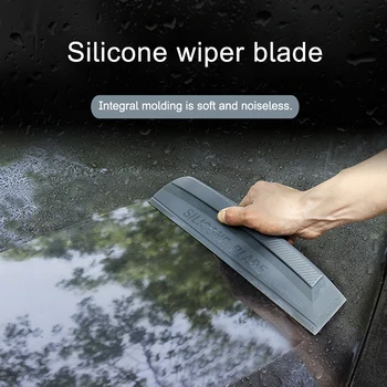 Çizilmez Yumuşak Silikon Kullanışlı Silecek Araba sarma araçları Su pencere sileceği Kurutma Bıçağı Temiz Kazıma Filmi Kazıyıcı Aksesuarları