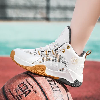 Çocuk basket topu Ayakkabı 2023 Basketbol Sneakers Çocuklar Unisex Atletik basketbol ayakkabıları Erkek Açık Kaymaz Ücretsiz Kargo
