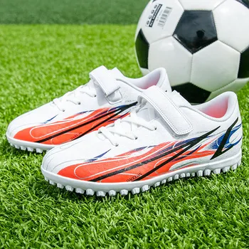 Çocuk chuteira toplum Messi futbol ayakkabıları çocuklar Toptan Fırsatlar futbol kramponları Futsal Eğitim Spor Ayakkabı Unisex ayakkabı