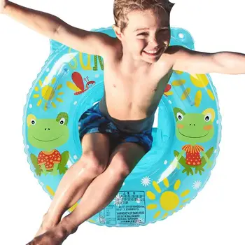 Çocuk yüzme simidi çocuk Yaz Karikatür Yüzme Yüzen Halka Derin Ağız Şekli plaj oyuncakları Ev İçin Açık Ve Bahçe