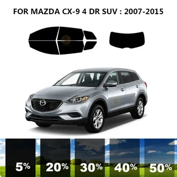 Önceden kesilmiş nanoceramics araba UV Pencere Tonu Kiti Otomotiv Cam Filmi MAZDA CX-9 4 DR SUV 2007-2015