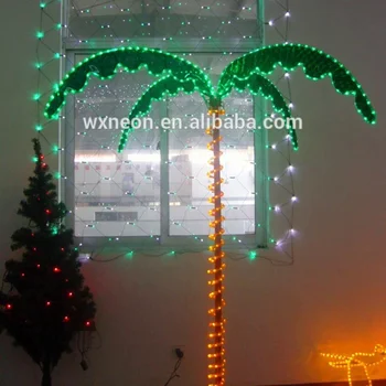 Özel 7 ayak Bahçe Dış Dekorasyon Deluxe LED Işıklı Ağaç ışıkları