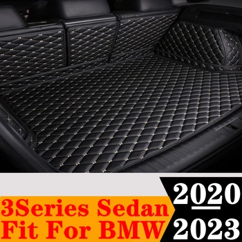 Özel Tam Set Araba Gövde Mat BMW 3 Serisi Sedan İçin 2023 2022 2021 2020 Arka Kargo Astarı Kuyruk Boot Tepsi bagaj Pedi Halı Parçası